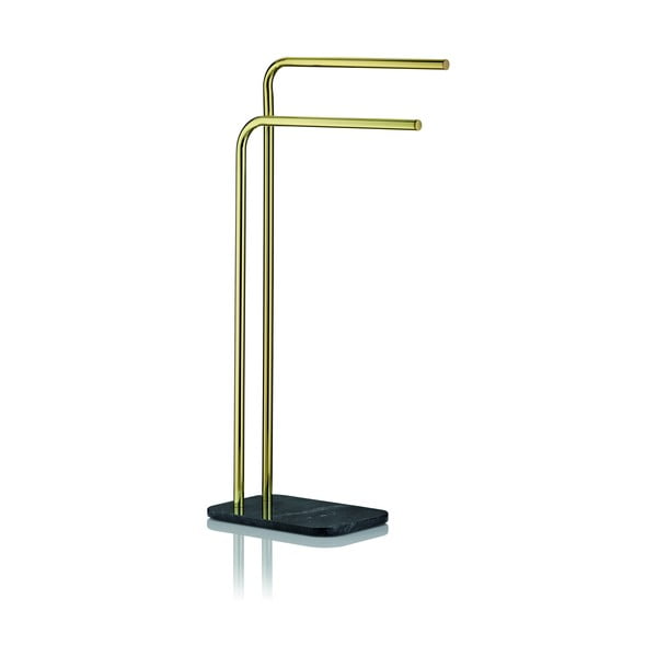 Juodos spalvos marmurinis rankšluosčių laikiklis Kela Liron