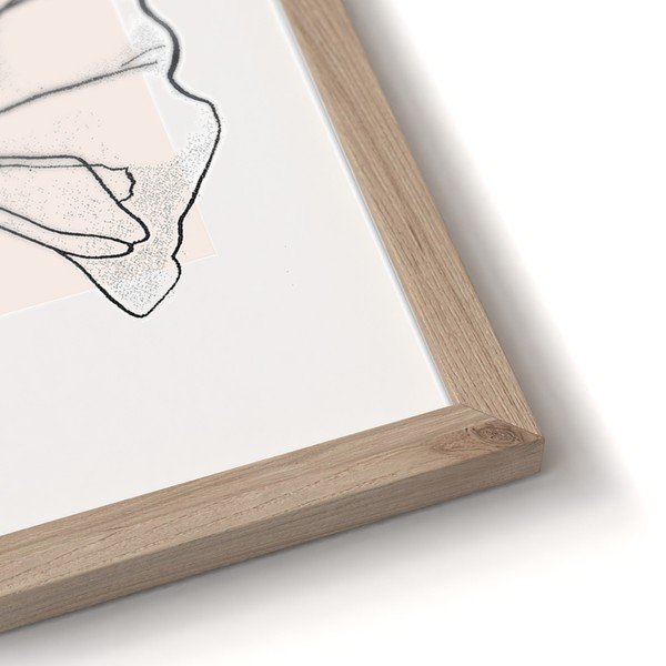 Spausdinti paveikslai su rėmeliu 2 vnt. 30x40 cm Floral Set – Styler-image-4