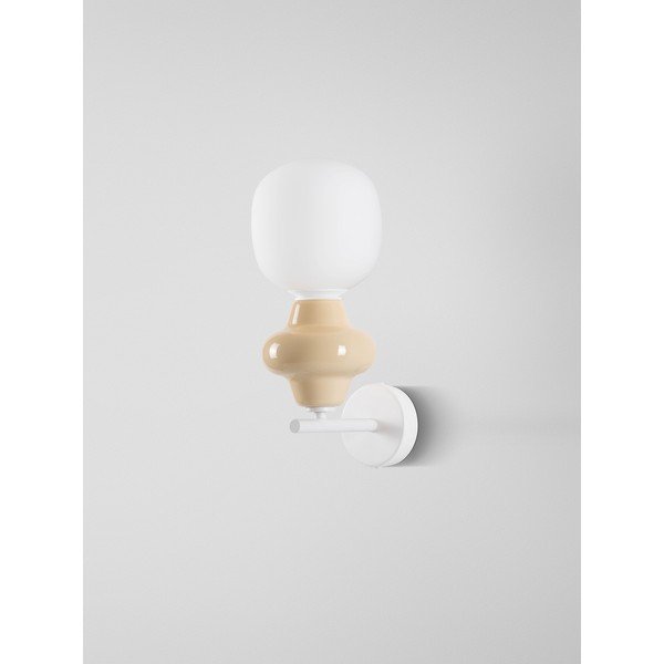 Baltos spalvos iš keramikos sieninė lempa Clio – Nova Luce-image-2