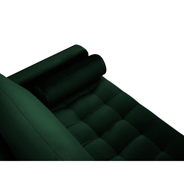 Žalia aksominė sofa Milo Casa Santo, 174 cm-image-4