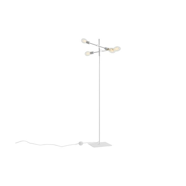 Baltas grindų šviestuvas su 4 lemputėmis Individualizuota forma Twigo