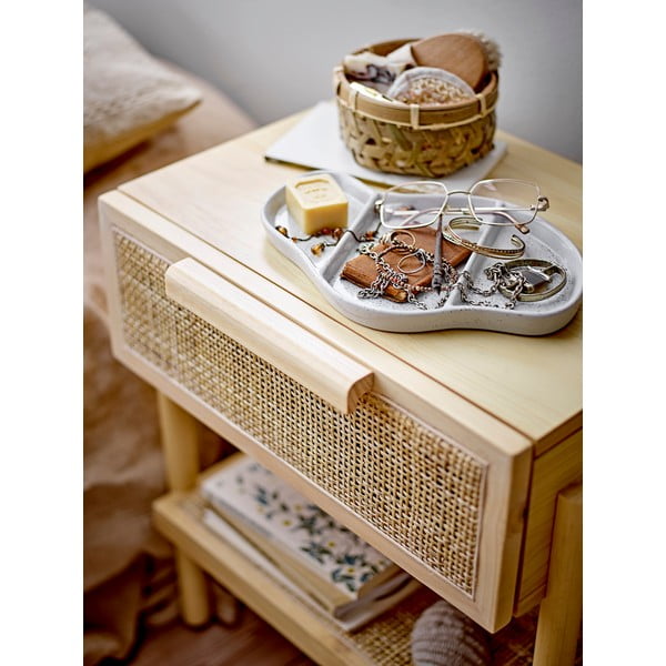 Naktinis staliukas natūralios spalvos iš pušies Manon – Bloomingville-image-2