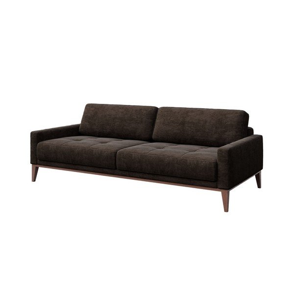 Tamsiai ruda sofa MESONICA Musso Tufted, 210 cm-image-1