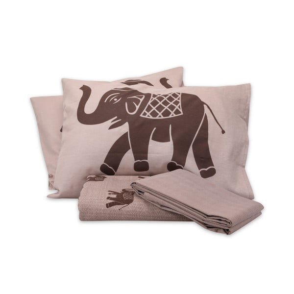 Medvilninė lovatiesė dvigulei lovai su pagalvių užvalkalais ir paklode Fil, 200 x 235 cm-image-3