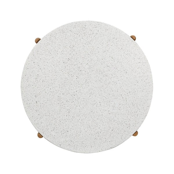 Iš akacijos masyvo sodo poilsio baldų komplektas kreminės spalvos/natūralios spalvos 4 žmonėms Terracina – House Nordic-image-3