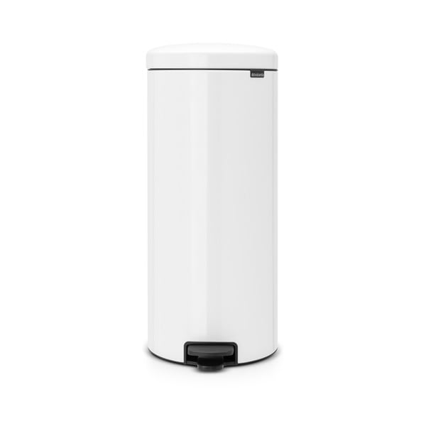 Iš plieno šiukšliadėžė baltos spalvos su pedalu 30 l NewIcon – Brabantia-image-3