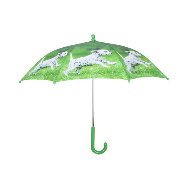 Žalias skėtis su šuniuko spauda Esschert Design Animals