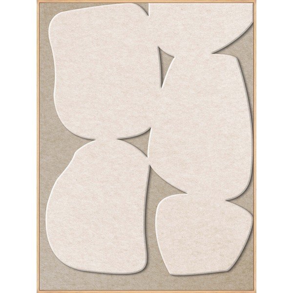 3D paveikslas su rėmeliu/sugeriantis garsą 90x120 cm Stone Path 1 – Malerifabrikken