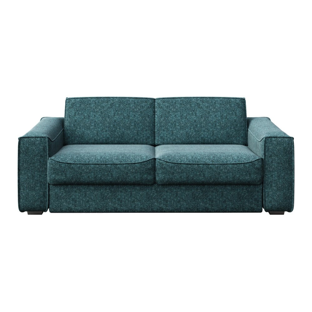 Turkio spalvos mėlyna sofa-lova MESONICA Munro, 224 cm