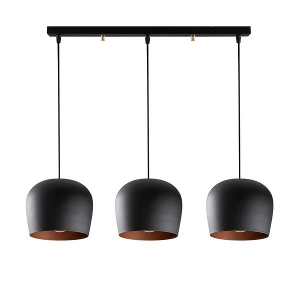 Kabantis šviestuvas juodos spalvos Berceste – Opviq lights