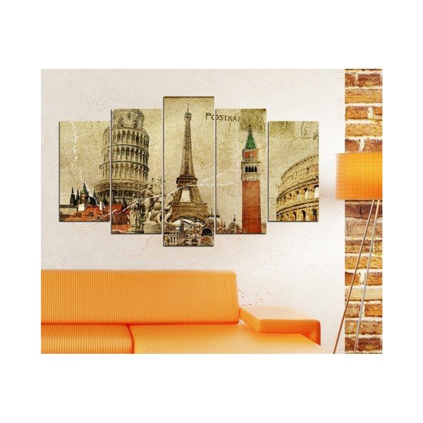 Daugiadalis 3D Art Mauve Eifelis, 102 x 60 cm-image-1
