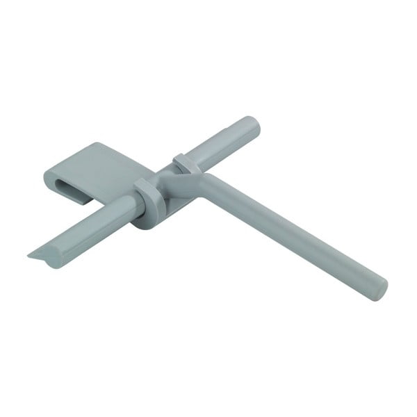 Pilkas silikoninis dušo stiklo valytuvas Wenko Mola-image-3