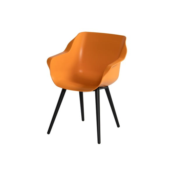 Plastikinės sodo kėdės oranžinės spalvos 2 vnt. Sophie Studio – Hartman