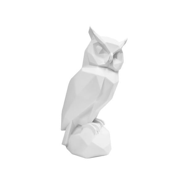 Balta polirezino pelėdos statula Owl - PT LIVING