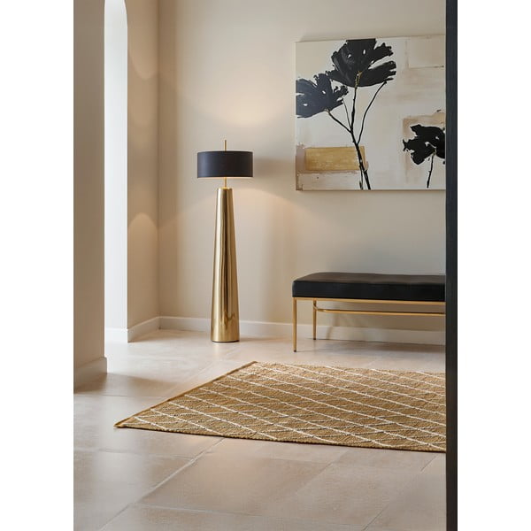 Rankų darbo iš džiuto kilimas natūralios spalvos 80x150 cm Kunu – Hanse Home-image-1