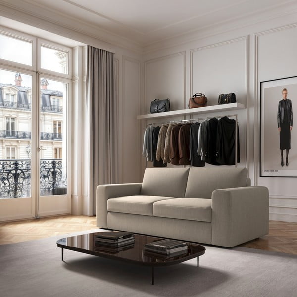 Smėlio spalvos sofa 218 cm Baga – Rodier-image-1