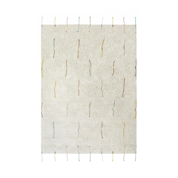 Iš medvilnės vaikiškas žaidimų kilimas kreminės spalvos 120x160 cm Wildflowers – Lorena Canals-image-4