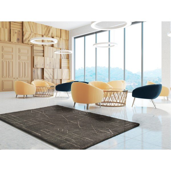 Pilkas kilimas Universal Moana Freo, 80 x 150 cm-image-2