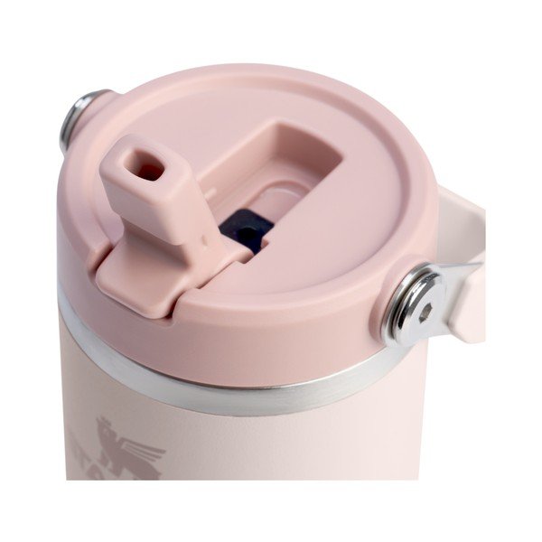 Šviesiai rožinės spalvos iš nerūdijančio plieno termosas 410 ml IceFlow™ Flip Straw 2.0 Tumbler Rose Quartz – Stanley-image-3