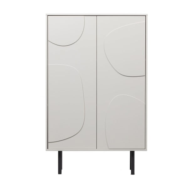 Spintelė šviesiai pilkos spalvos iš pušies masyvo 85x135 cm Cadiz – WOOOD