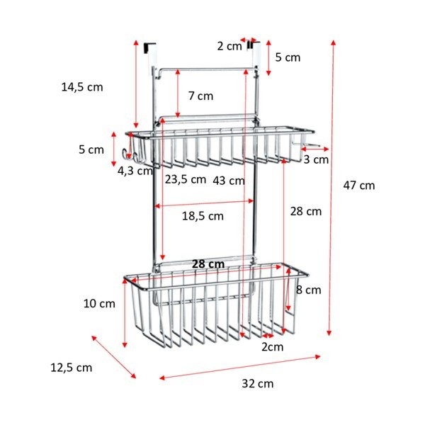 Pakabinamas krepšys Wenko -image-4