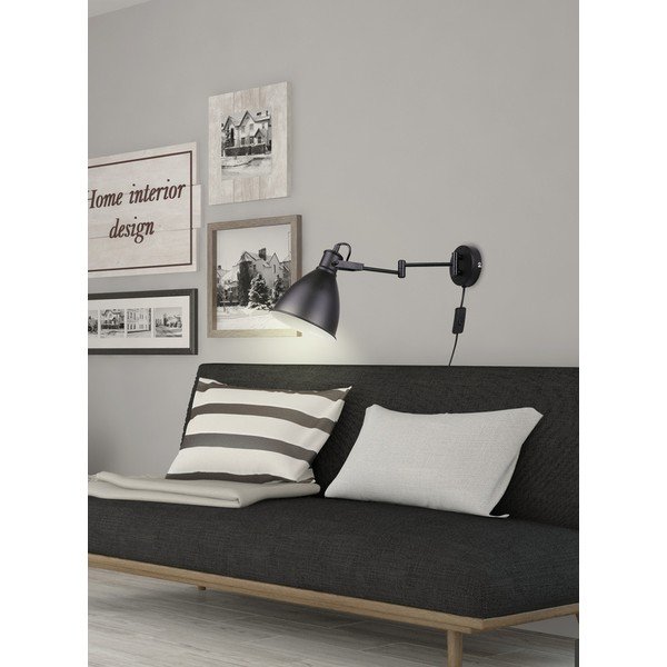 Juodo metalo sieninis šviestuvas Espera - Candellux Lighting-image-4