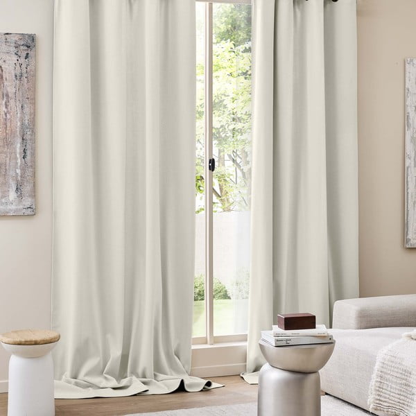 Smėlio spalvos iš kordinio velveto termo užuolaida 140x260 cm Madison – douceur d'intérieur-image-3