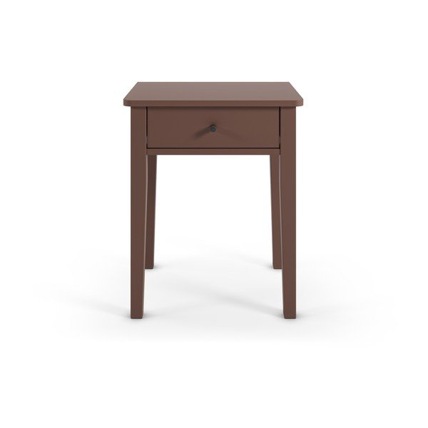 Terakotos spalvos matinis naktinis staliukas Bart – Marckeric-image-4