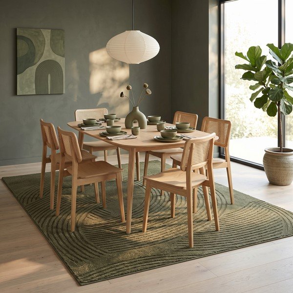 Žalios spalvos kilimas 200x290 cm Zephyr – ESTE-image-2