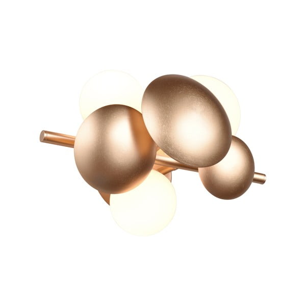 Sieninė lempa baltos spalvos/auksinės spalvos Bubble – Trio Select-image-4