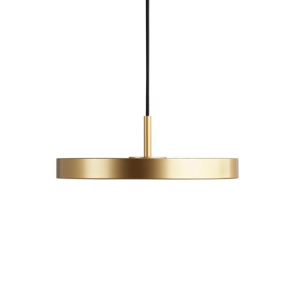 Kabantis šviestuvas auksinės spalvos LED ø 31 cm su metaliniu gaubtu Asteria Mini – UMAGE-image-3