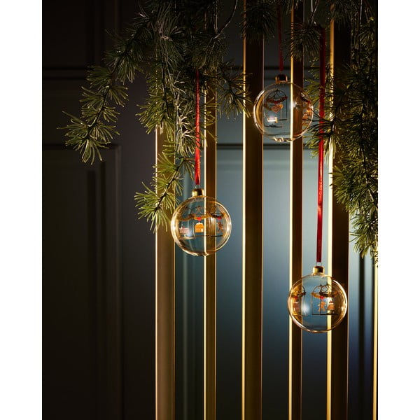 Iš stiklo pūsti Kalėdų eglutės žaisliukai ø 8 cm Annual Christmas Bauble – Holmegaard-image-2