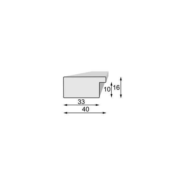 Sieninis veidrodis 47x127 cm Cannes – Styler-image-3