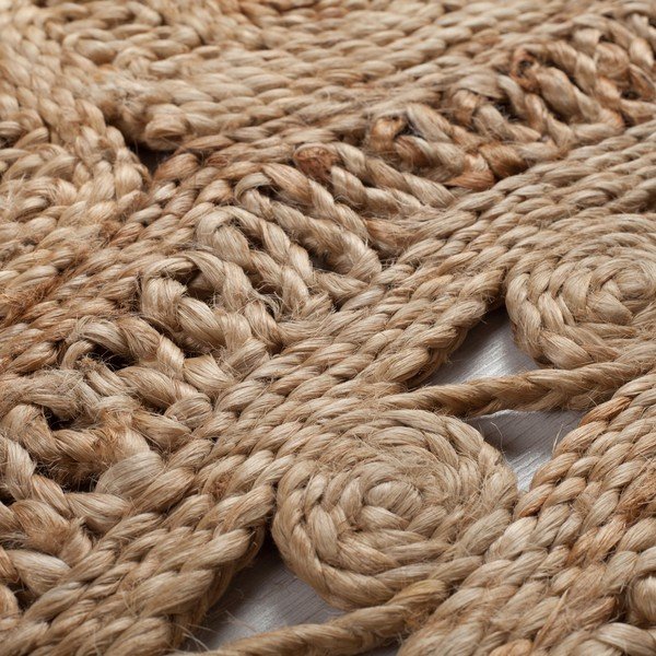 Natūralios spalvos džiuto apvalus kilimas ø 150 cm Eden - Flair Rugs-image-2