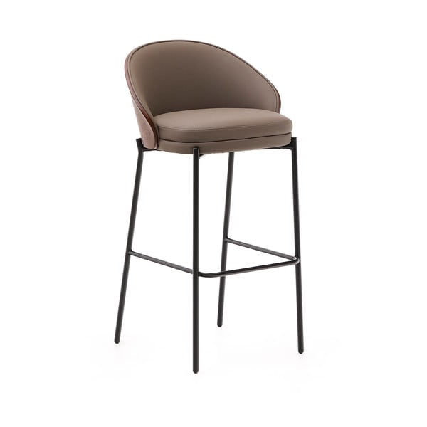 Rudos spalvos baro taburetė (sėdynės aukštis 77 cm) Eamy – Kave Home