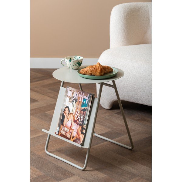 Iš metalo apvalios formos šoninis stalas ø 40 cm Esencia – Leitmotiv-image-1