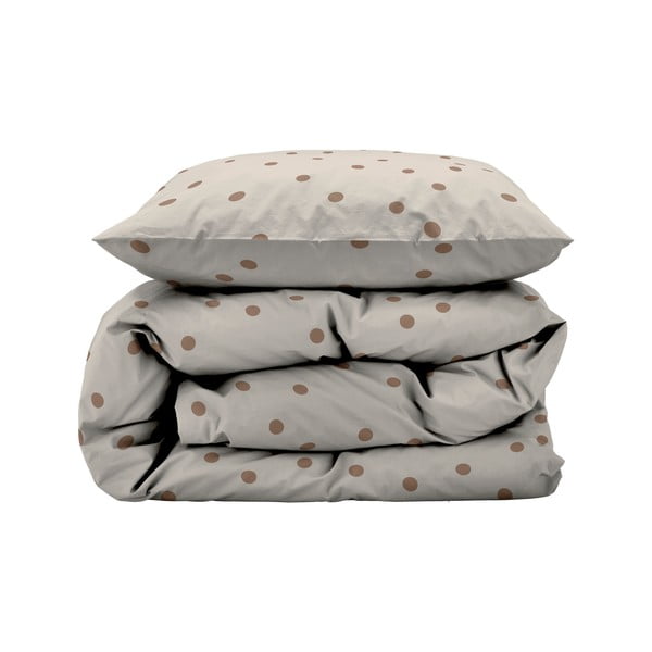 Rudos spalvos iš satino medvilnės viengulė patalynė 140x200 cm Solaris – Södahl-image-2