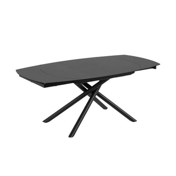 Iš keraminės plokštės prailginamas valgomojo stalas su papildomu stalviršiu 100x130 cm Yodalia – Kave Home-image-2