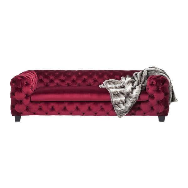 Kare Dersign My Desire Rubino raudonos spalvos trijų vietų sofa