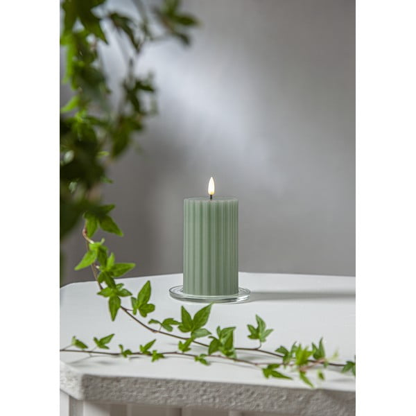 LED žvakė (aukštis 15 cm) Flamme Stripe – Star Trading-image-4