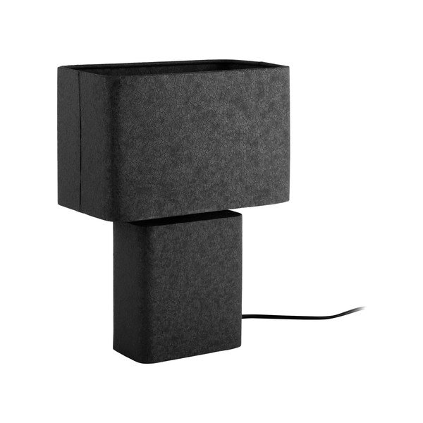 Juodos spalvos iš metalo stalinis šviestuvas (aukštis 33 cm) Boaz Recto – Leitmotiv