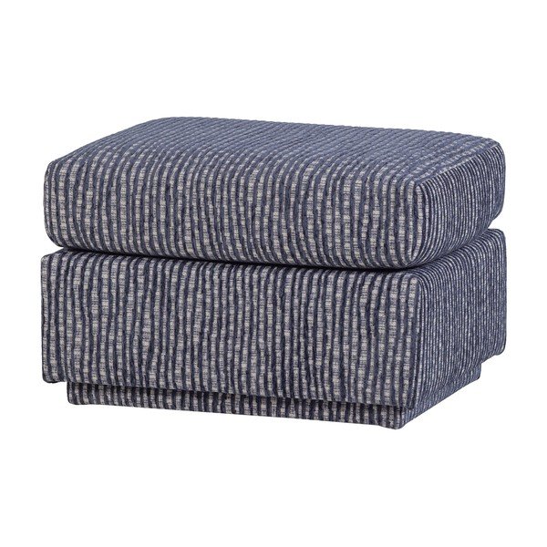 Pilkai mėlynos spalvos iš audinio taburetė Lou – WOOOD