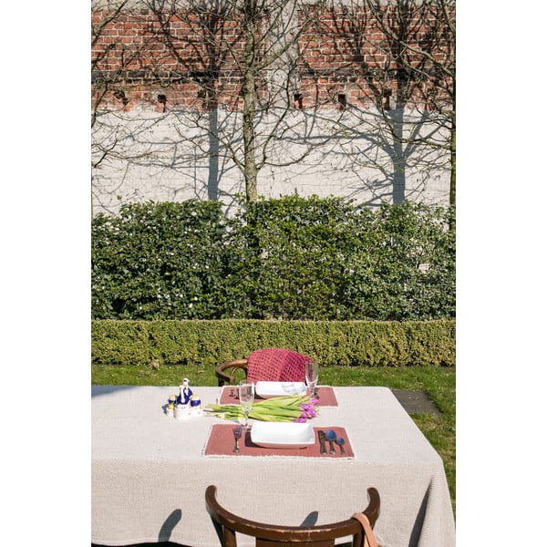 Smėlio spalvos medvilninė staltiesė Tiseco Home Studio, 250 x 150 cm-image-3