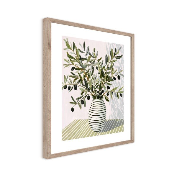 Spausdintas paveikslas su rėmeliu 40x50 cm Olive Bunch II – Styler-image-4