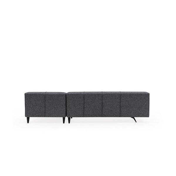 Tamsiai pilka kampinė sofa Artie Jivago, dešinysis kampas-image-4
