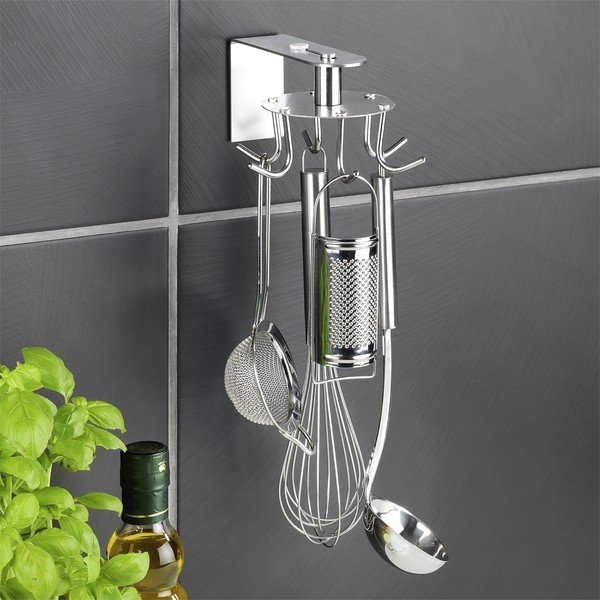 Savaime išsilaikantis nerūdijančio plieno virtuvės organizatorius - Maximex-image-2