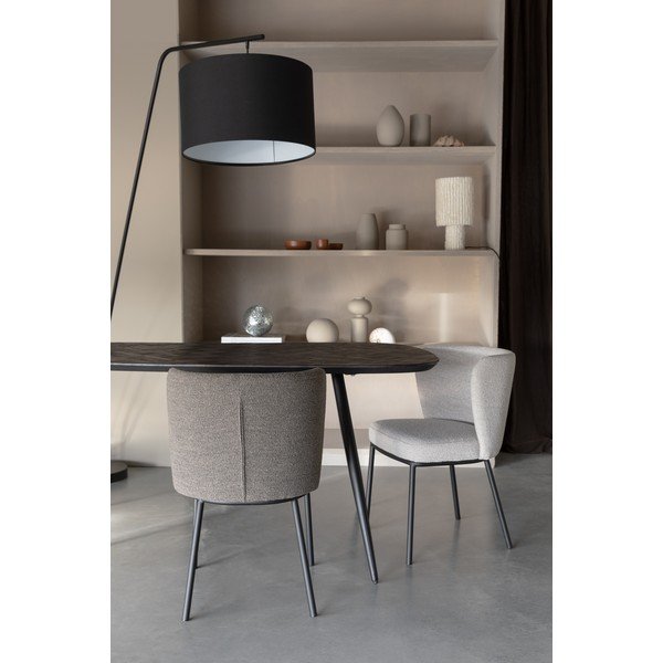 Iš tikmedžio masyvo valgomojo stalas 90x180 cm Webster – White Label-image-1