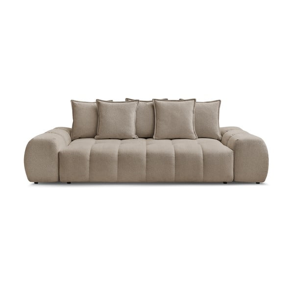 Taupe spalvos iš šenilinio audinio sofa 278 cm Everest – Bobochic Paris