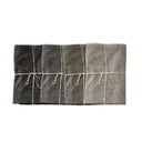 4 lininių servetėlių rinkinys Really Nice Things Cool Grey, 43 x 43 cm