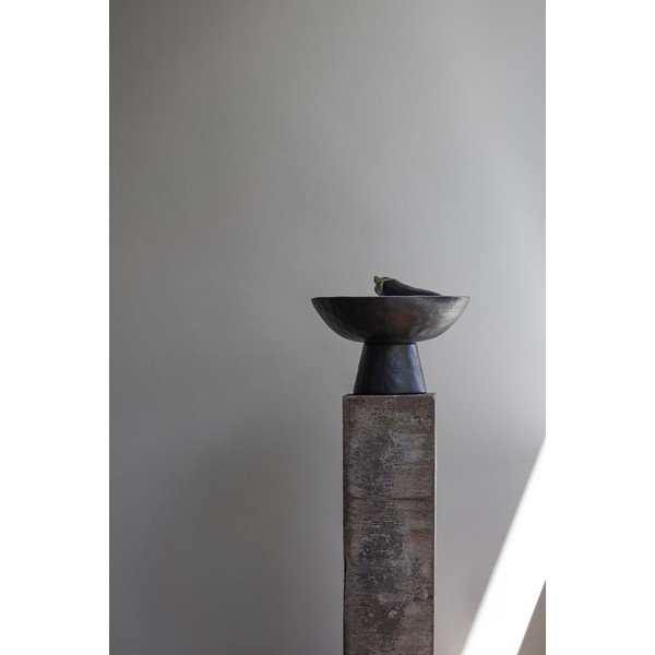 Juodos spalvos/dramblio kaulo spalvos iš akmens masės dubuo ø 31,5 cm By Hand  – Mette Ditmer Denmark-image-4